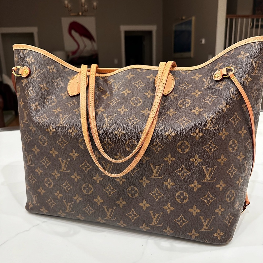 Louis Vuitton Monogram Tote Bag - Brown